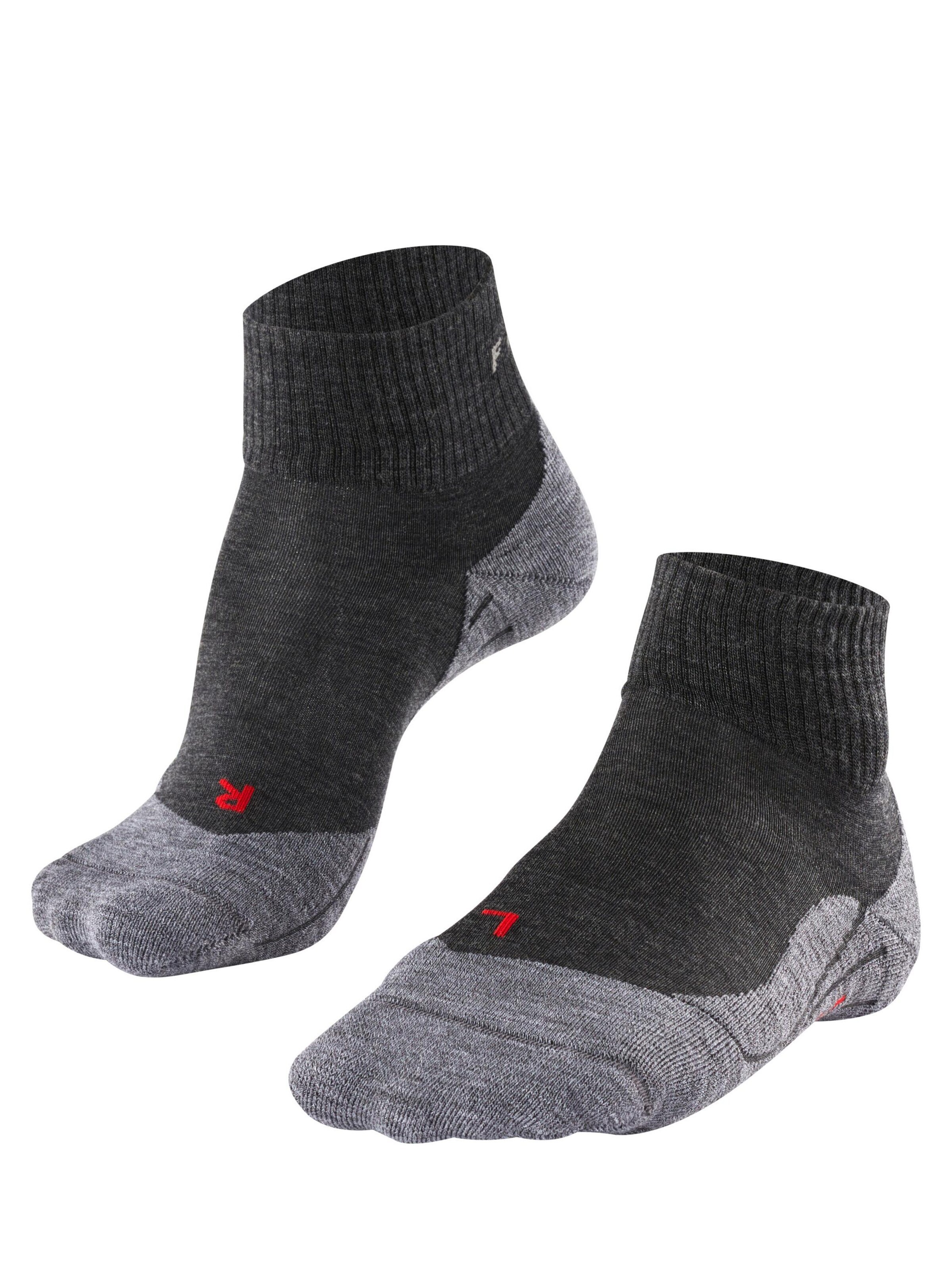 FALKE Athletic Socks 'TK5 Wander Short' in 35-36 in mottled grey, Item view