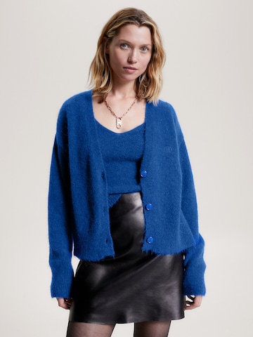 Cardigan TOMMY HILFIGER en bleu : devant