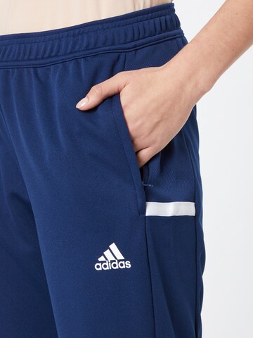 ADIDAS SPORTSWEAR Slimfit Urheiluhousut 'Team 19' värissä sininen