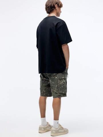 Pull&Bear Koszulka w kolorze czarny