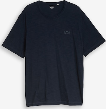 T-Shirt TOM TAILOR Men + en bleu : devant