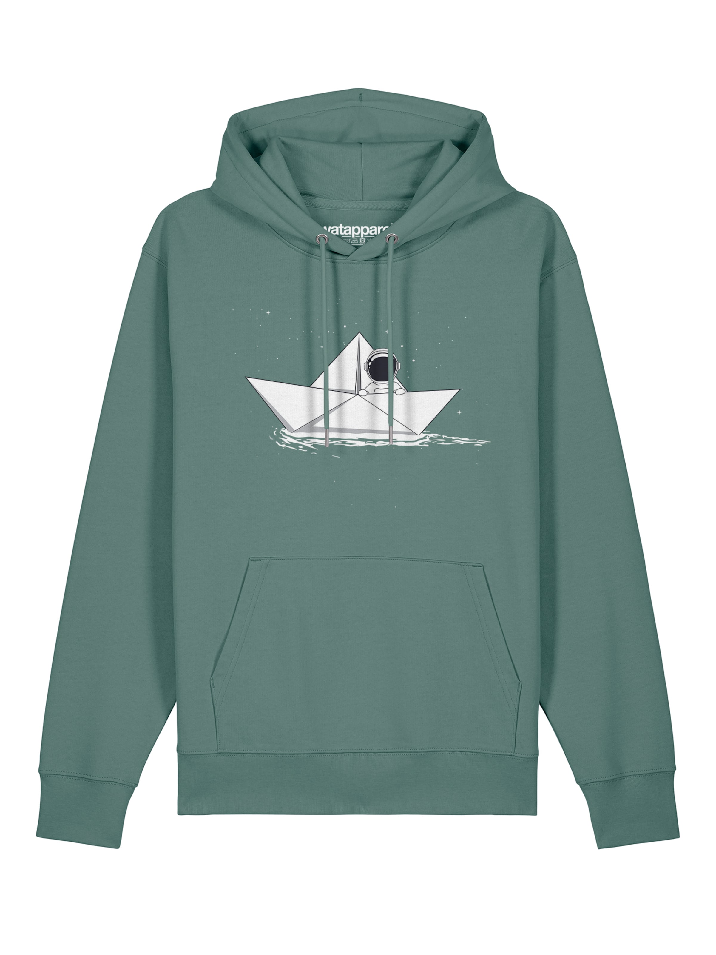 Sweat-shirt 'Astronaut' Watapparel en vert : devant
