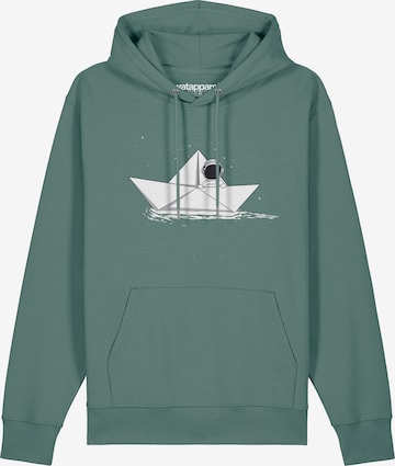 Felpa 'Astronaut' di Watapparel in verde: frontale