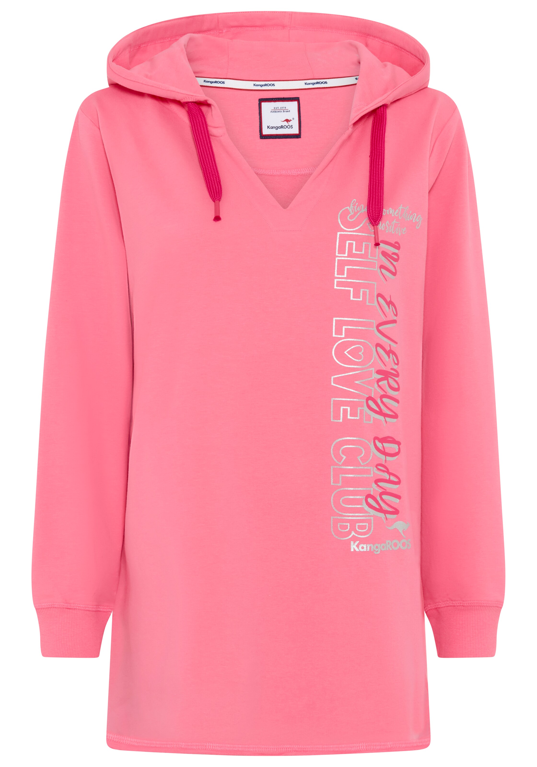 KangaROOS Sweatshirt in Pink: front