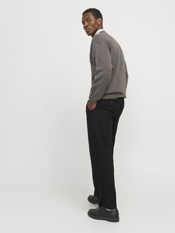 JACK & JONES Loosefit Bukser med fals 'JPRFranco' i sort