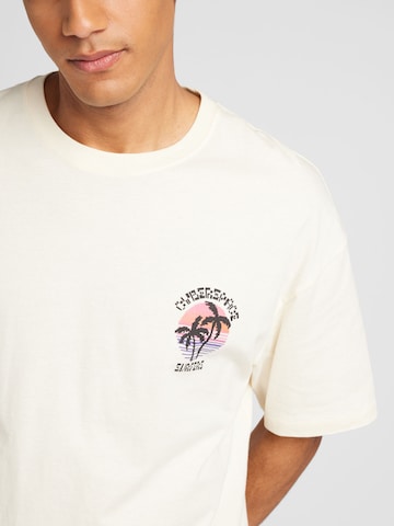 JACK & JONES - Camiseta 'CYBERSPACE' en beige