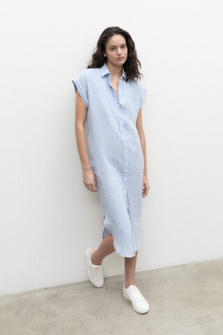 ECOALF Shirt dress 'Amatista' in Blue: front