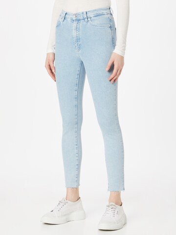 HUGO Red Skinny Jeans 'Lou' in Blue: front