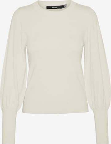 VERO MODA Tröja 'HOLLY KARIS' i beige: framsida