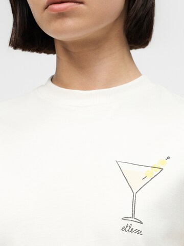 balta ELLESSE Marškinėliai 'Bevande'