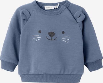 NAME IT Sweatshirt 'Tuggy' in Blau: predná strana