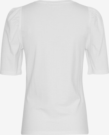 MSCH COPENHAGEN Тениска 'Audie' в бяло
