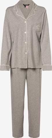 Lauren Ralph Lauren Pyjama ' ' in Grijs: voorkant