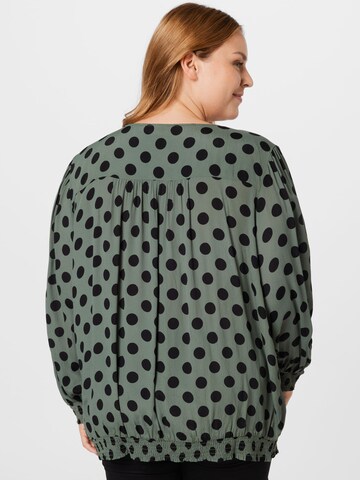 Zizzi Blouse 'XAMIE' in Green