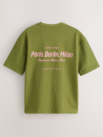 T-Shirt Next en vert