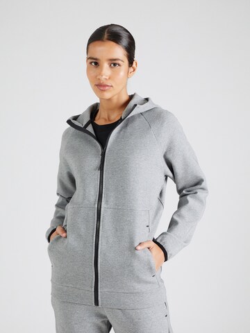 Veste de survêtement 'TECH FLEECE' Hummel en gris : devant