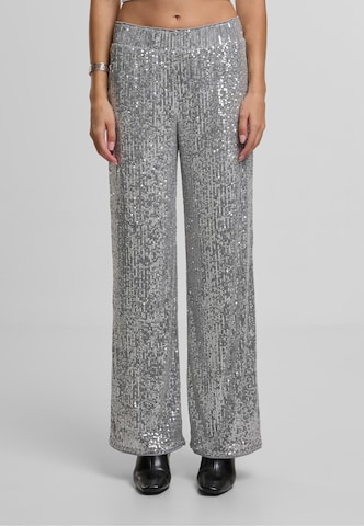 Noisy may Loosefit Hose 'NMScarlet' in Silber: Vorderseite