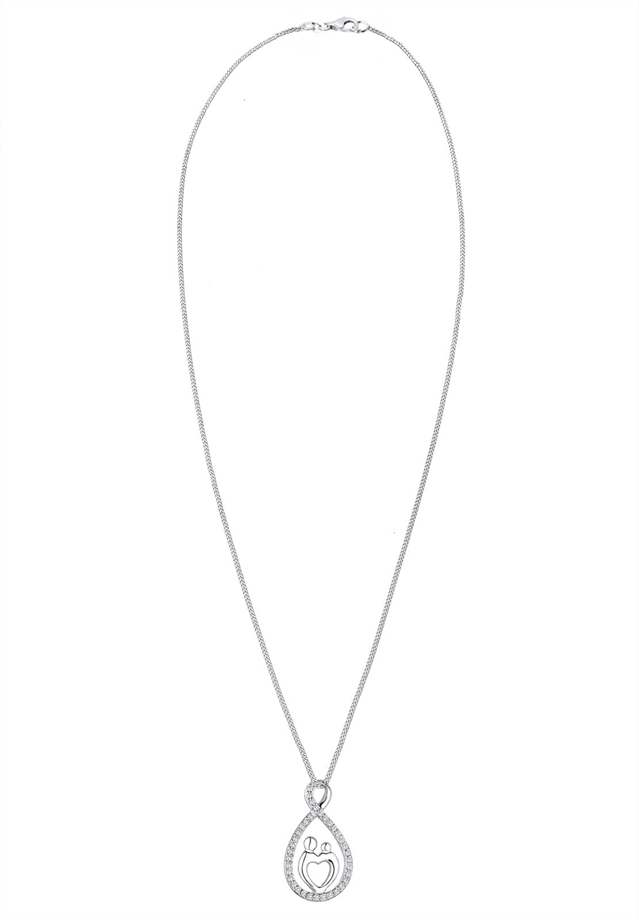 ELLI Halskette 'Mutter und Kind' in Silber: Vorderseite