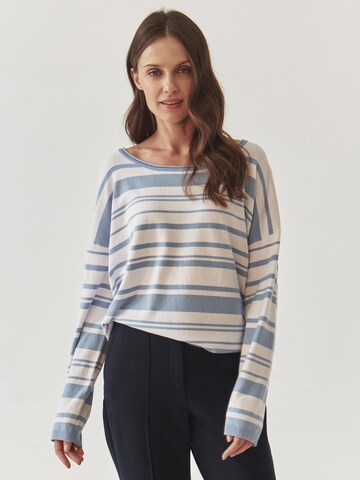 TATUUM Sweater 'Strippi' in Blue: front