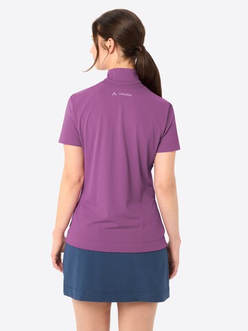 VAUDE Performance Shirt 'W Adlux HZ' in Purple