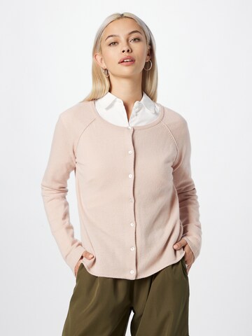 Cardigan rosemunde en rose : devant