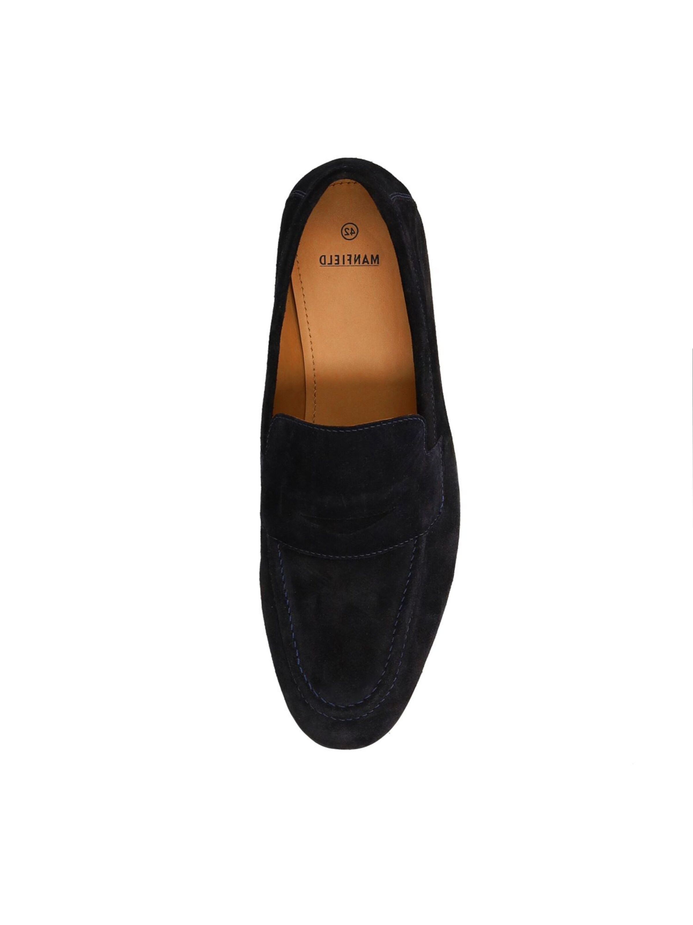 MANFIELD Mocassins in Blauw