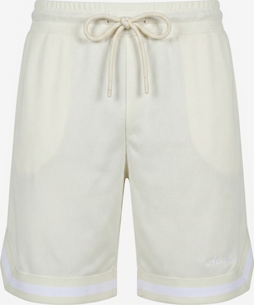 Adam Loose fit Workout Pants 'Sweatshorts Basketball Shorts' in Beige: front