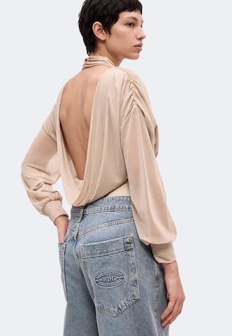 ABOUT YOU - Camisa body 'Rylan' em bege: atrás