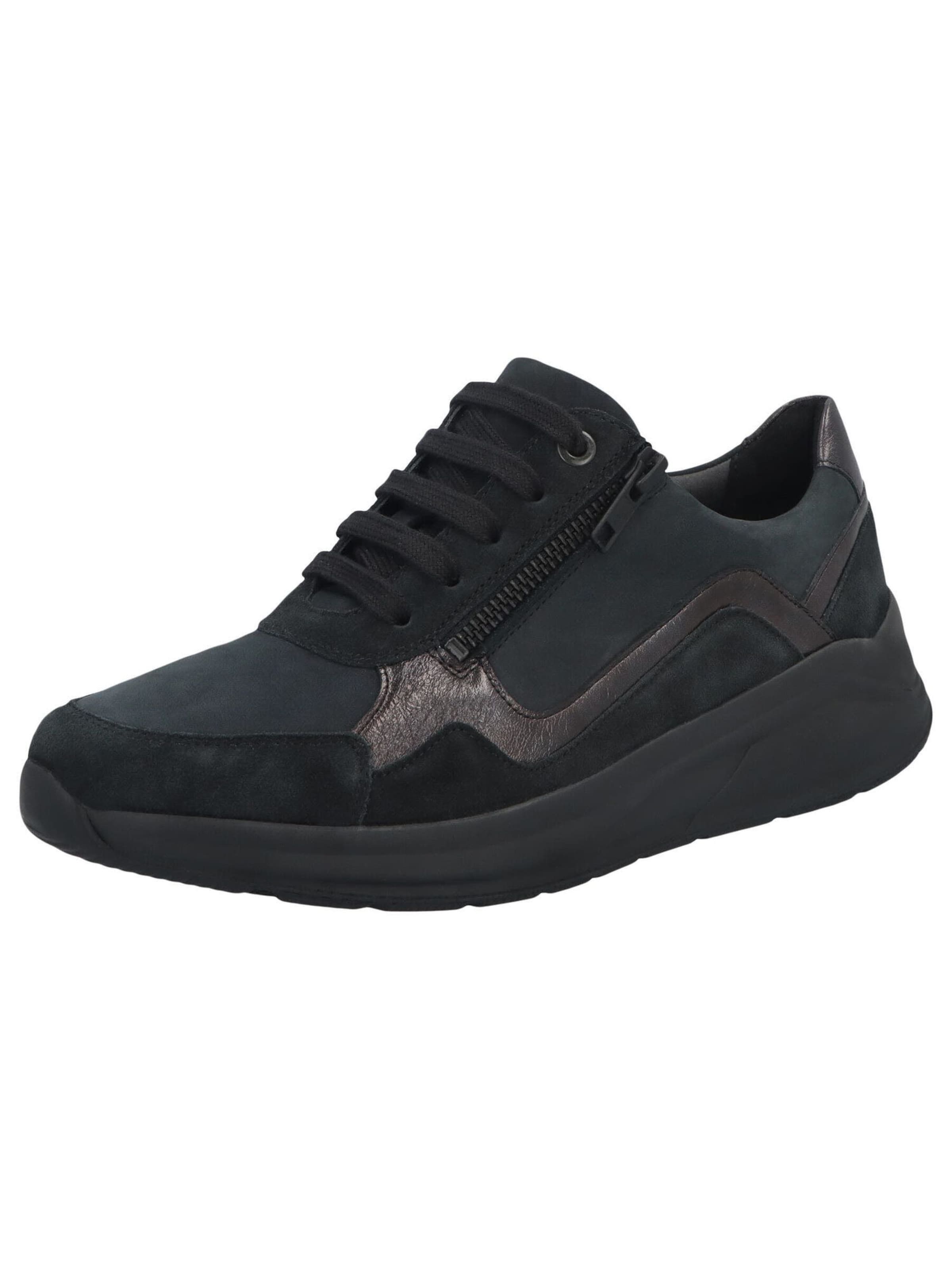 SOLIDUS Lace-Up Shoes 'Kitty - Weite H + K' in Black: front