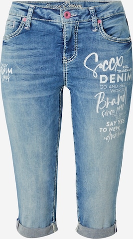 Soccx Regular Jeans 'RO:MY' in Blauw: voorkant