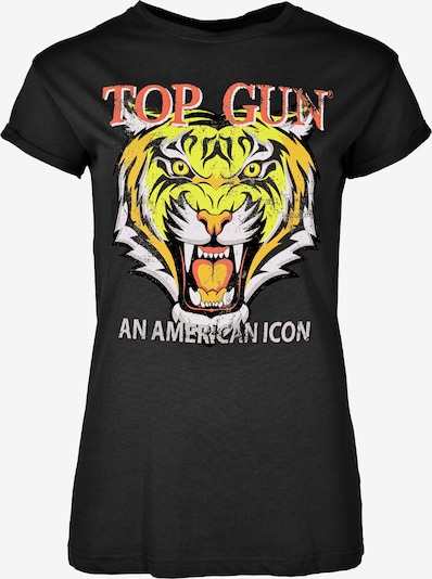 TOP GUN Shirt ' ' in de kleur Zwart, Productweergave