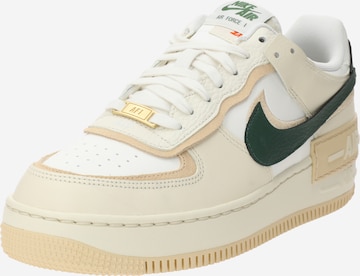Nike Sportswear Låg sneaker 'Air Force 1 Shadow' i vit: framsida