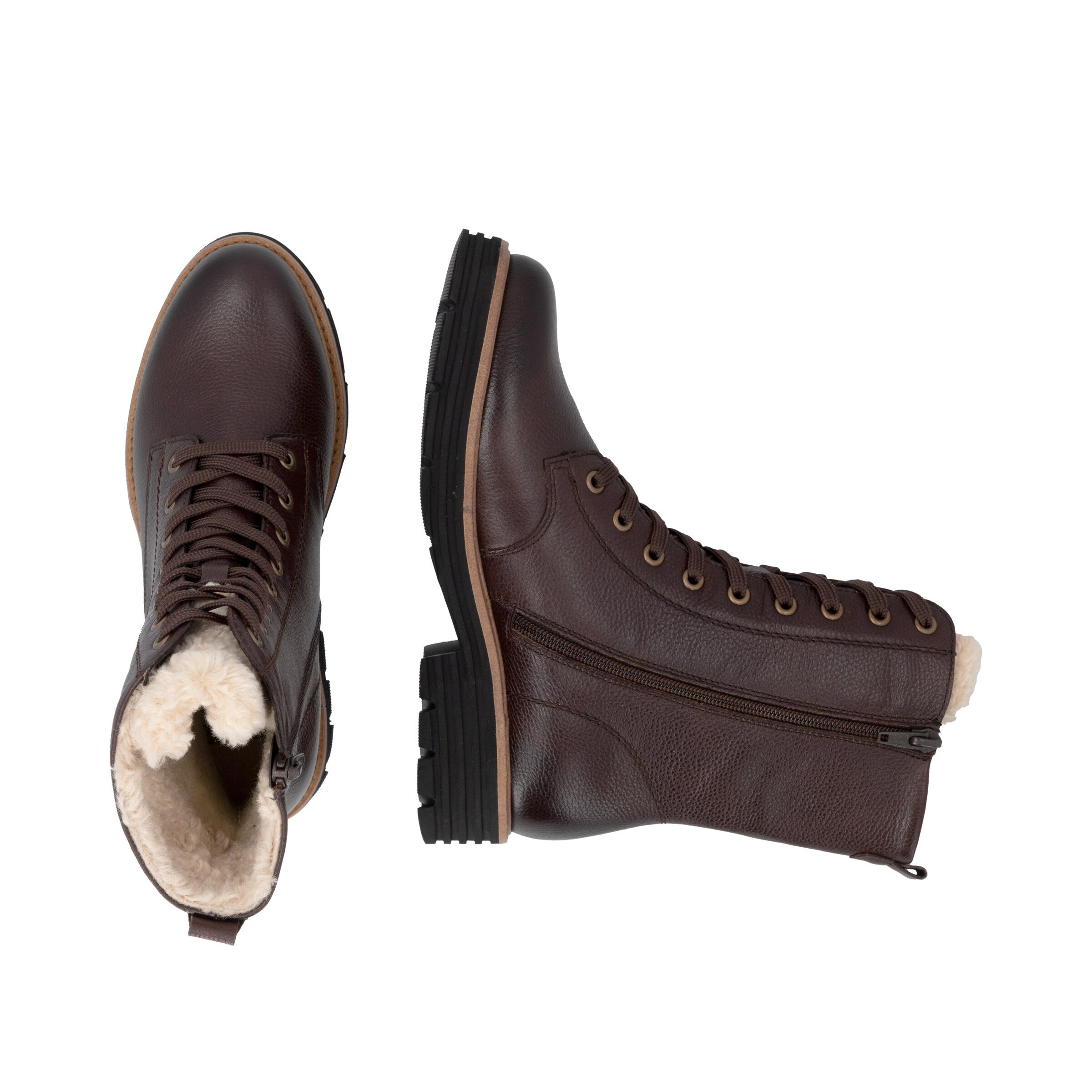 Bottes à lacets ' D3A73 ' REMONTE en marron