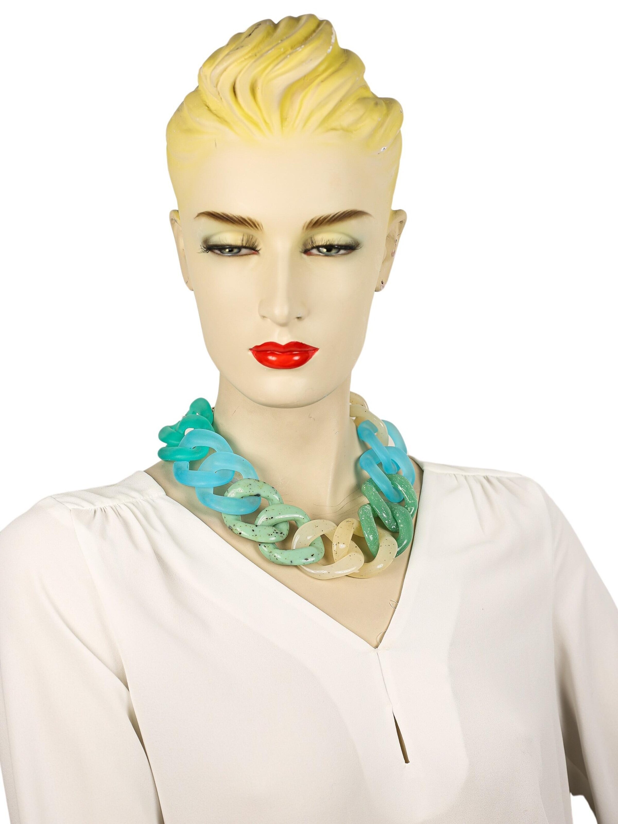 COLLEZIONE ALESSANDRO Kette 'Rom'‌‌ in Blau