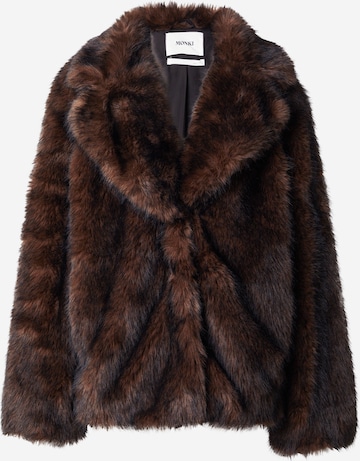 Monki - Chaqueta de entretiempo en marrón: frente