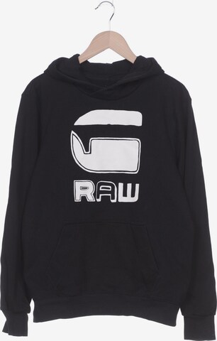 G-Star RAW Sweatshirt & Zip-Up Hoodie in L in Black: front