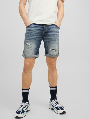 Regular Jean 'Rick Fox' JACK & JONES en bleu : devant