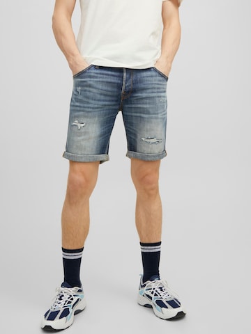 JACK & JONES Regular Jeans 'Rick Fox' in Blauw: voorkant