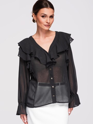 Ombre - Blusa en negro