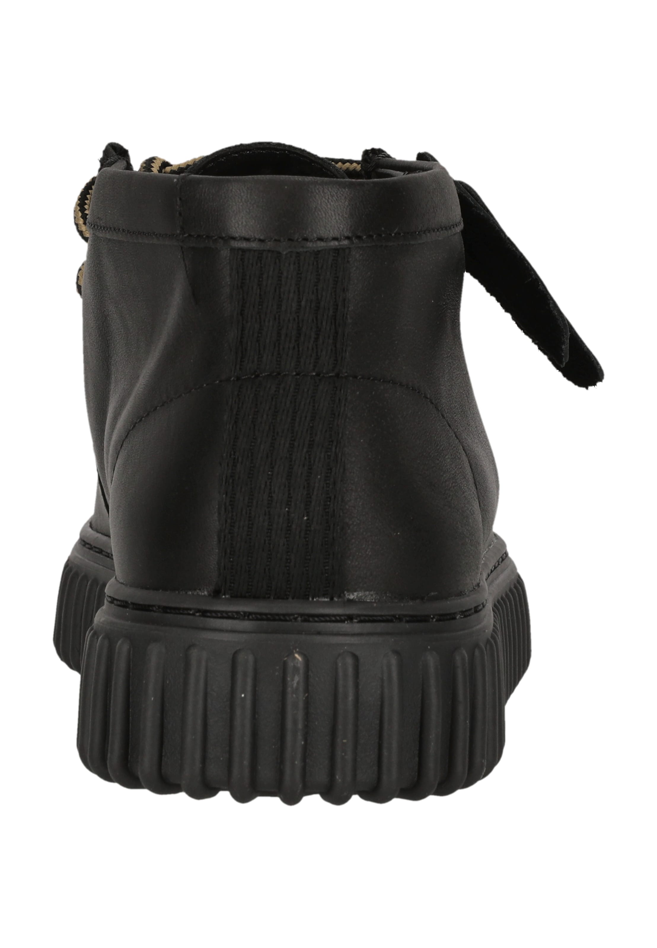 CLARKS Schnürschuhe 'Torhill Hi' in Schwarz