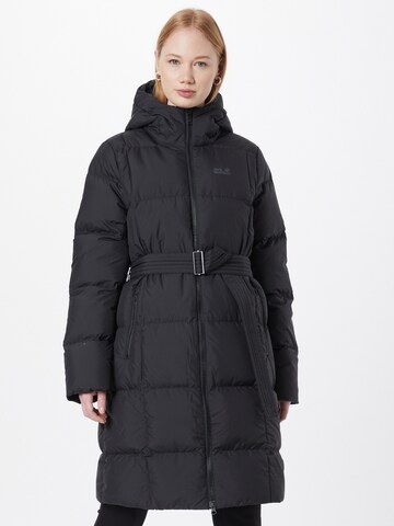 JACK WOLFSKIN Winter coat 'Frozen Lake' in Black: front