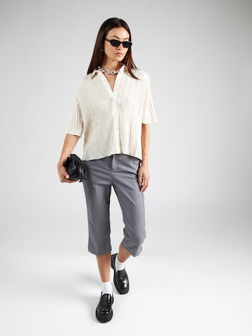 Chemisier 'SLFELMA' SELECTED en beige