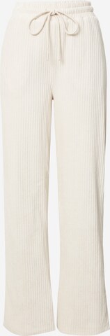 A LOT LESS Loose fit Pants 'HANNA' in White: front