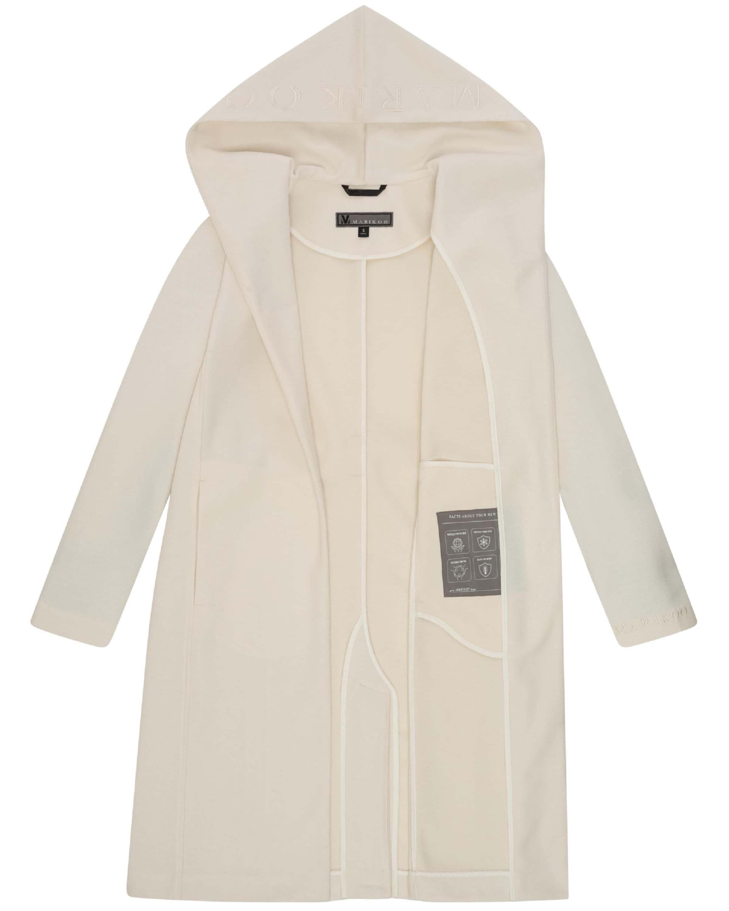 MARIKOO Ανοιξιάτικο και φθινοπωρινό παλτό 'Kailii 16' σε λευκό