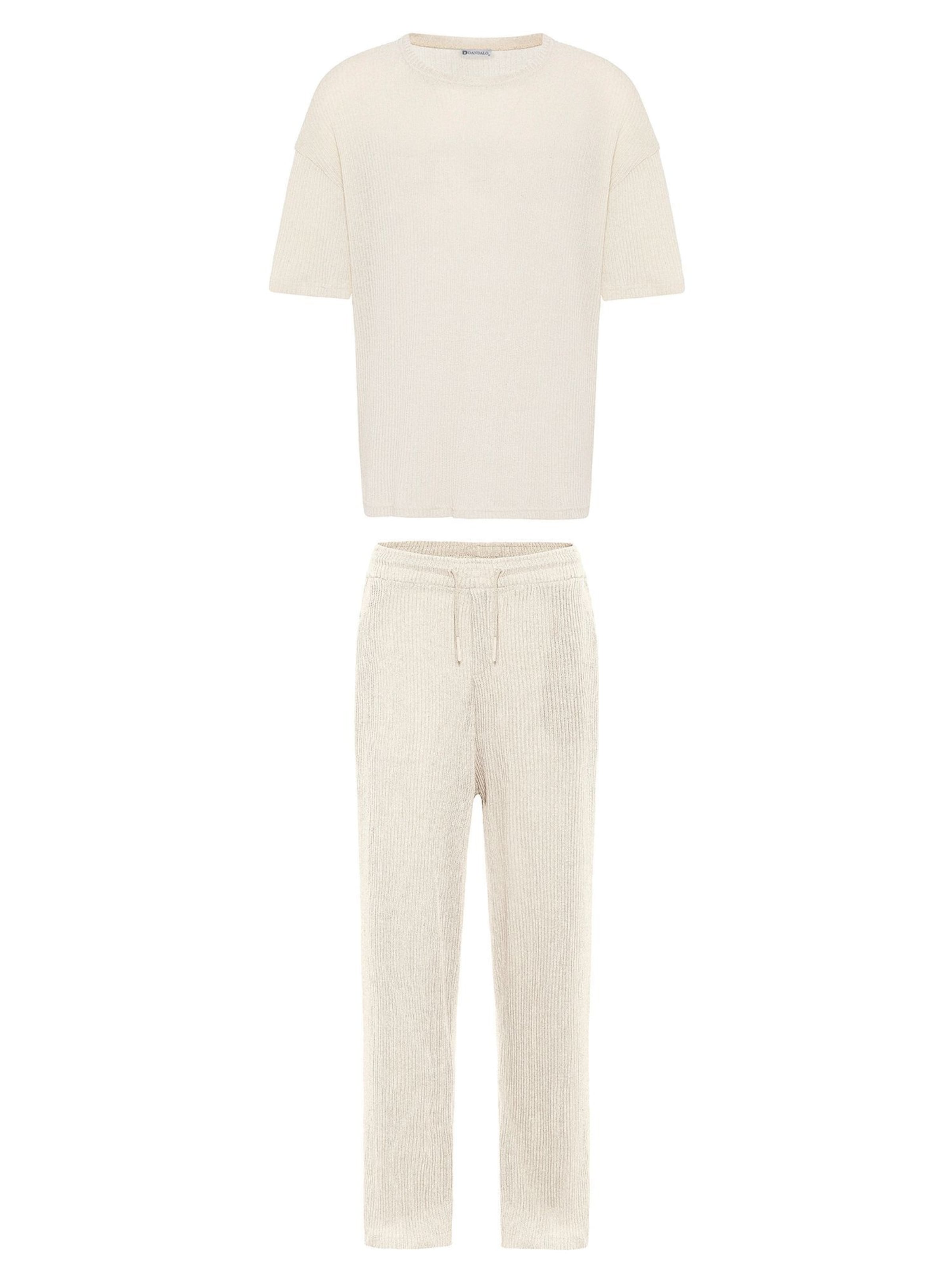 Survêtement Dandalo en beige : devant