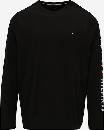 Tommy Hilfiger Big & Tall Shirt in Black: front