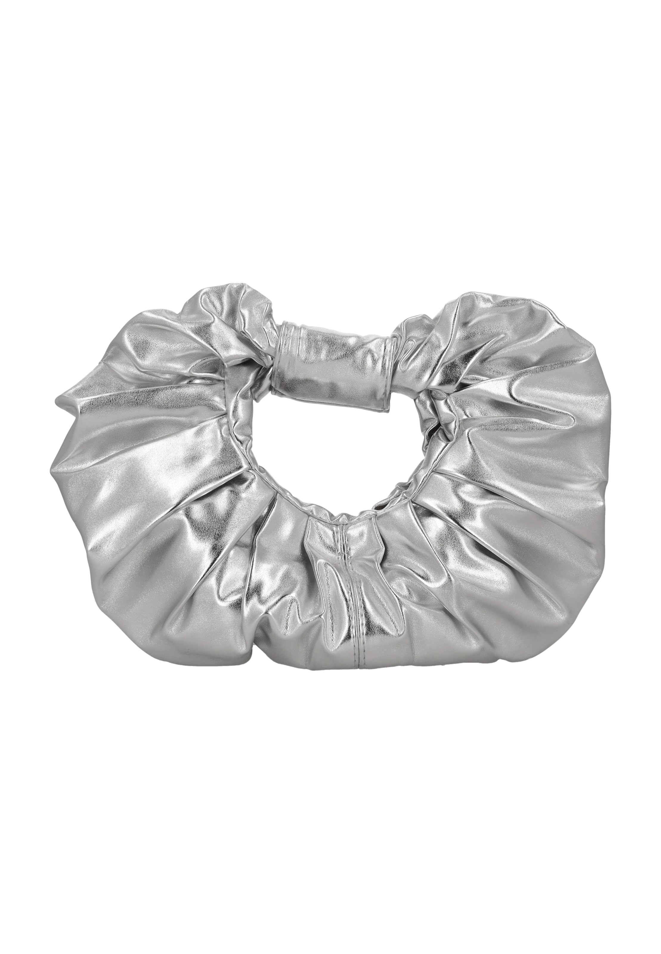 faina - Bolso de noche en plata: frente