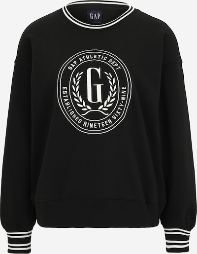 Gap Petite Sweater majica u crna / bijela, Pregled proizvoda