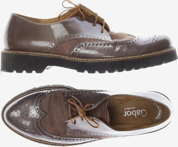 GABOR Flats & Loafers in 41 in Brown: front