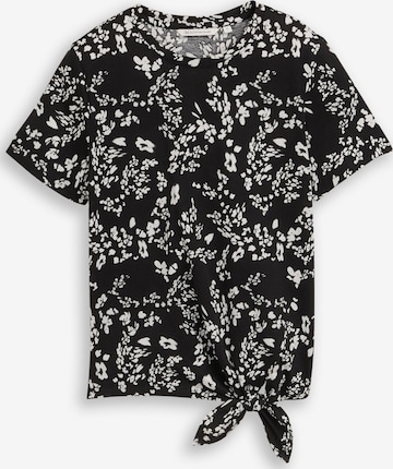 TOM TAILOR DENIM Shirt in Black: front